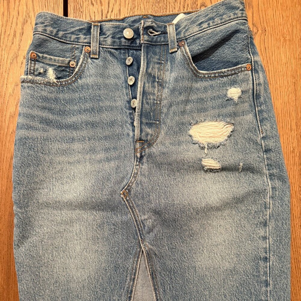 Levis Midi Column Skirt